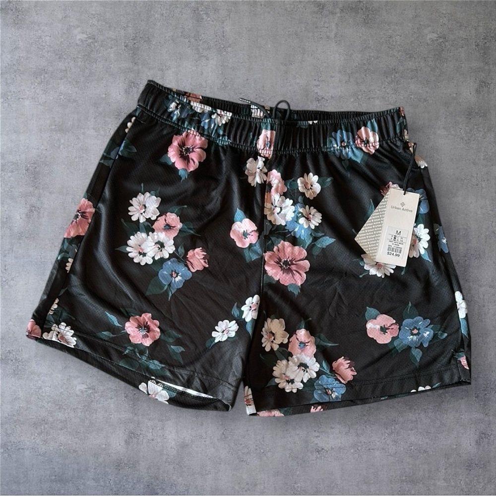 Urban Active Floral Print Shorts